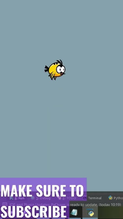 How To make Flappy bird game using python . #shorts #youtubeshorts # ...