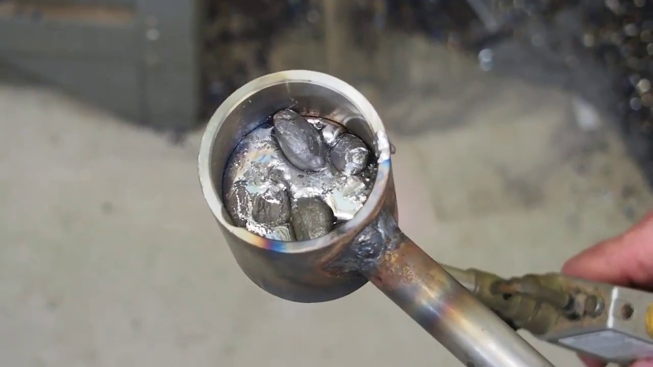 Pouring a Lead Hammer YouTube