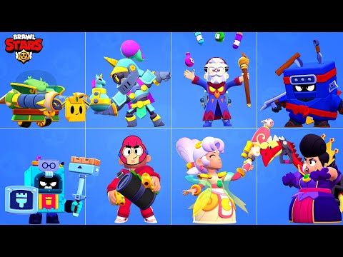 BRAWL STARS AUGUST UPDATE NEW BRAWLER AND SKIN ANIMATIONS