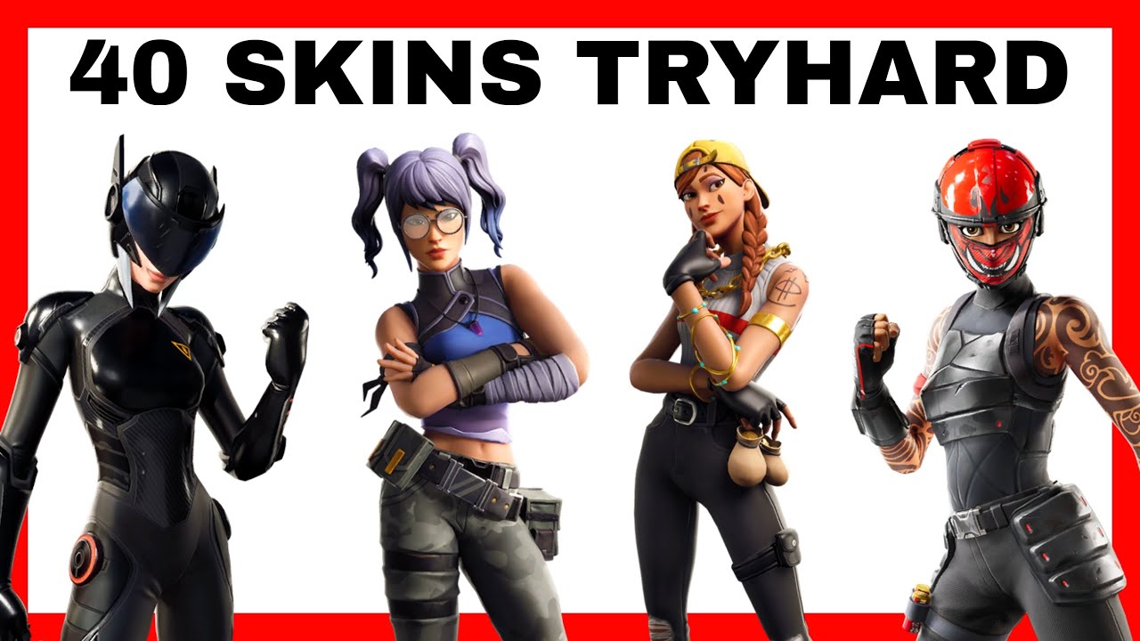 ️ranking De Las 40 Skins Más Tryhard De 800 Pavos Fortnite Mejores Skins De 800 Pavos Youtube