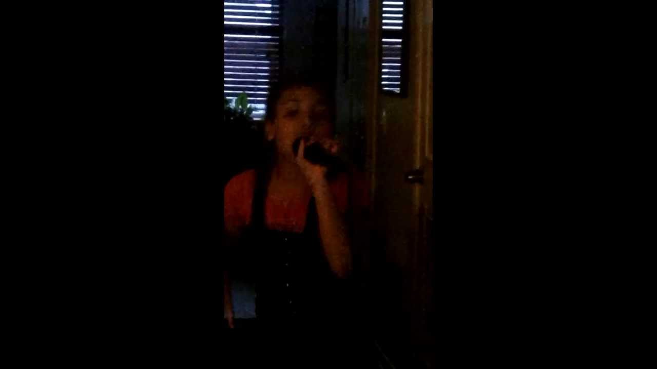 Sanae singing "Who Do You Love" by Deborah Cox