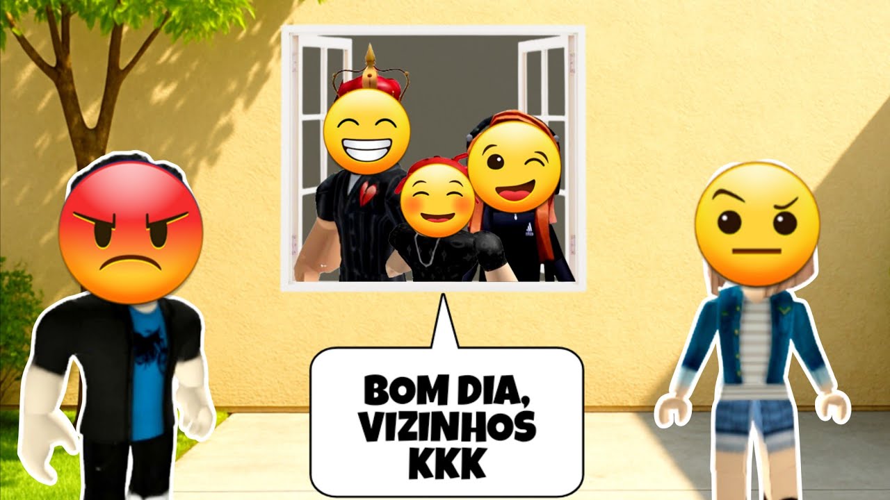 Os Novos Vizinhos Fizeram Uma Janela No Quintal Deles - História Roblox 