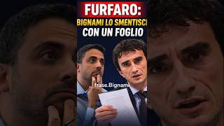 Bignami SMASCHERA Furfaro in TV!