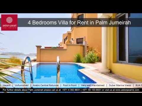 4 Bedrooms Villa for Rent in Garden Homes Frond M, Palm Jumeirah - YouTube 4 Bedrooms Villa for Rent in Garden Homes Frond M, Palm Jumeirah - YouTube