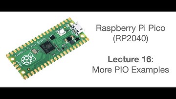Raspberry Pi Pico Lecture 16: More PIO Examples (UART and SPI) and SpinLaunch/chipsats