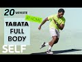 20-Minute Tabata Full-Body Workout - No Equipment at Home | Sweat with SELF