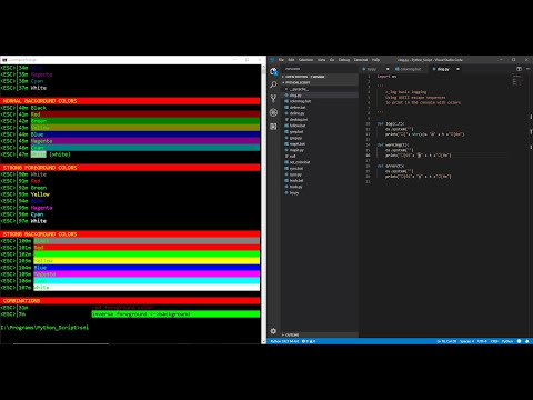 Python scripts with color outputs | Command Prompt Color by Line