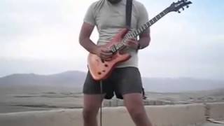 American Soldier Plays Star Spangled Banner During Prayer Time