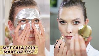 MET GALA 2019 MAKE UP TEST & TUTORIAL | KARLIE KLOSS screenshot 5