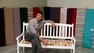 Coral Coast 53 x 14 Porch Swing and Glider Cushion - Product Review Video For more details or to shop this Coral Coast 53 x 14 Porch Swing and Glider Cushion, visit Hayneedle at http://www.hayneedle.com/