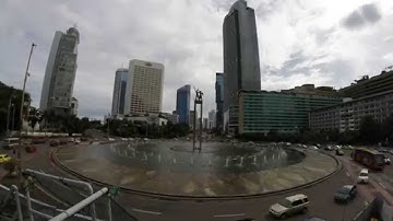 GoPro Hero 3+ Time Lapse Monumen Selamat Datang ( Bunderan HI ), Jakarta [HD]