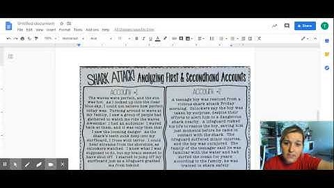 Firsthand vs Secondhand Accounts