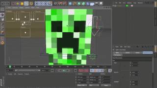 Cinema 4D Tutorial   Minecraft Creeper Rig