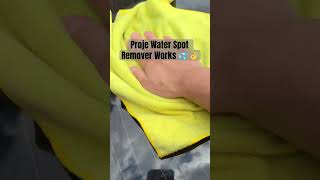 Water spots drive me crazy. So glad Proje water spot remover works 😮‍💨