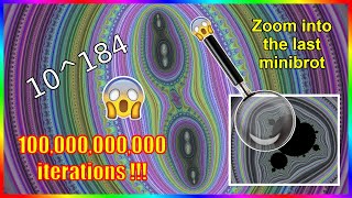 [Legendary zoom] Hard mandelbrot zoom with recursive Julia sets - 100,000,000,000 iterations !