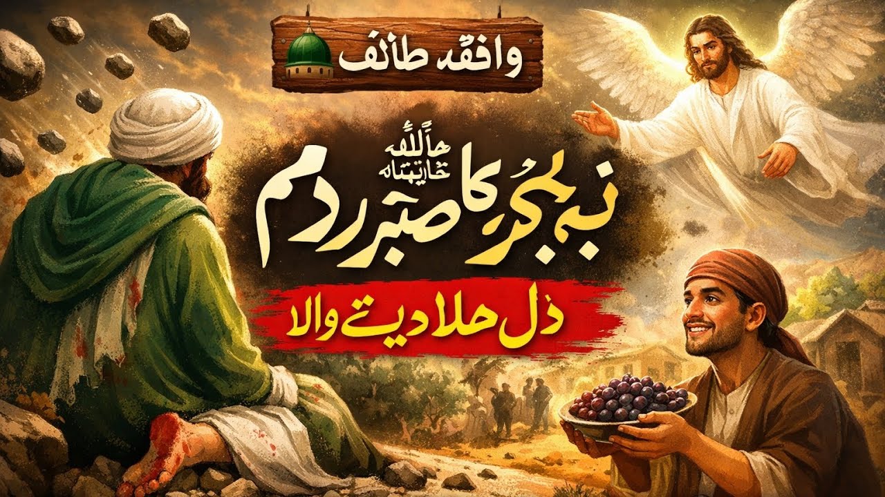 Jab Pathar Barsaye Gaye | Nabi ﷺ Ne Baddua Nahi Ki | Waqia-e-Taif