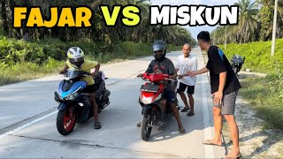 Wak Miskun's New Motorcycle vs Fajar's New Motorcycle!