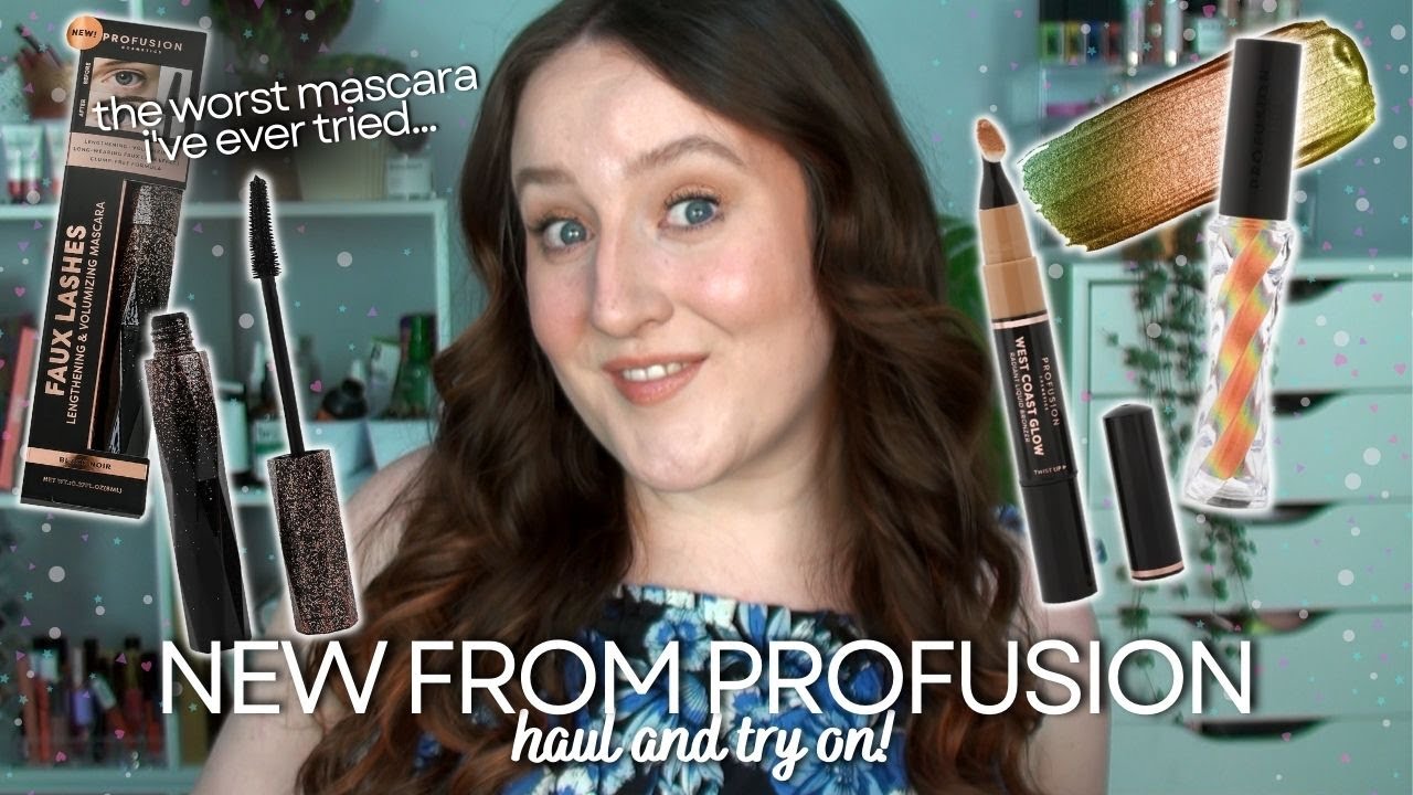 NEW PROFUSION COSMETICS! WEST COAST GLOW BRONZER PRISMATIC CHROME LIQUID EYESHADOW & MASCARA REVIEW!