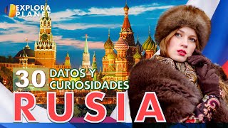 30 Datos y Curiosidades que no sabías de Rusia | Porqué Rusia es el País más Grande del Mundo