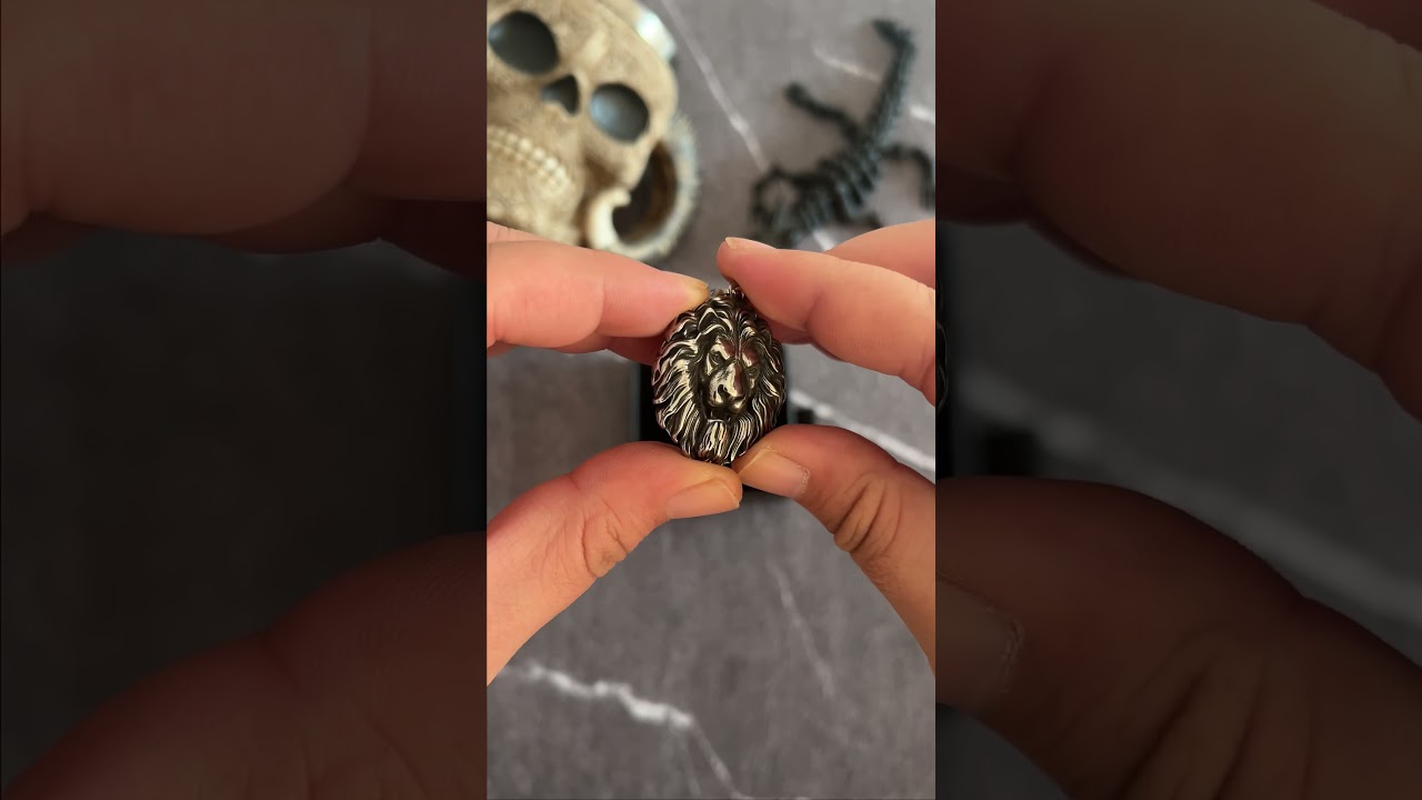 Hiphop Style Lion’s Head Necklace