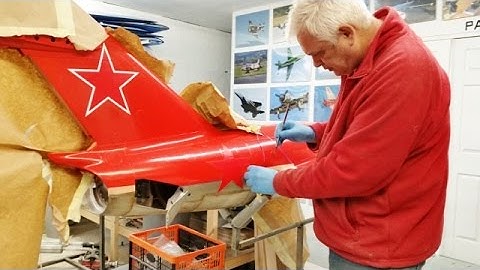 ③ "HOW TO" PINNACLE AVIATION  UNMASKING / WEATHERING DETAIL 1/4 SCALE FLYTECHNIQUE MIG 15 - 2016