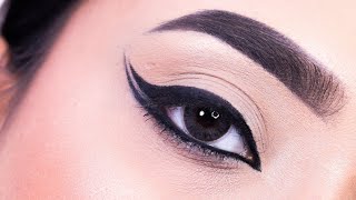 #shorts quick double wing eyeliner look || easy shilpa