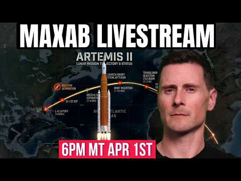 Fighter Pilot Max Afterburner Reacts To ARTEMIS II Moon Mission LIVESTREAM | 6pm MT April 1st
