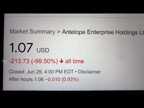 What Is Antelope Enterprise Holdings