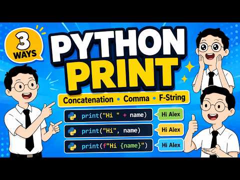 Python Print Explained: Concatenation, Commas and F-Strings