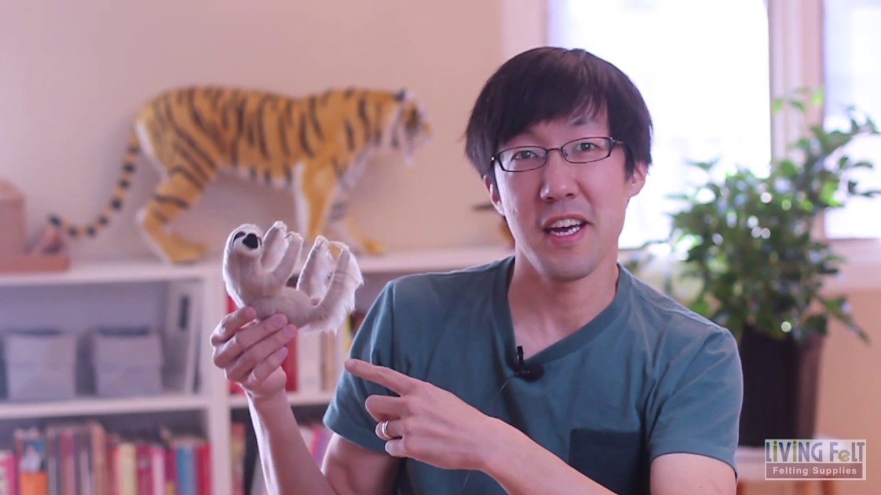 How to Needle Felt a Sloth - with Kiyoshi Mino
