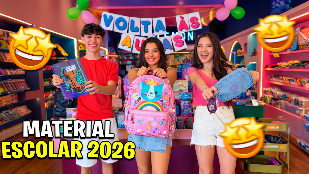 COMPRANDO MEU MATERIAL ESCOLAR DE 2026