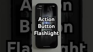 iPhone Action Button Flashlight #iphonetips