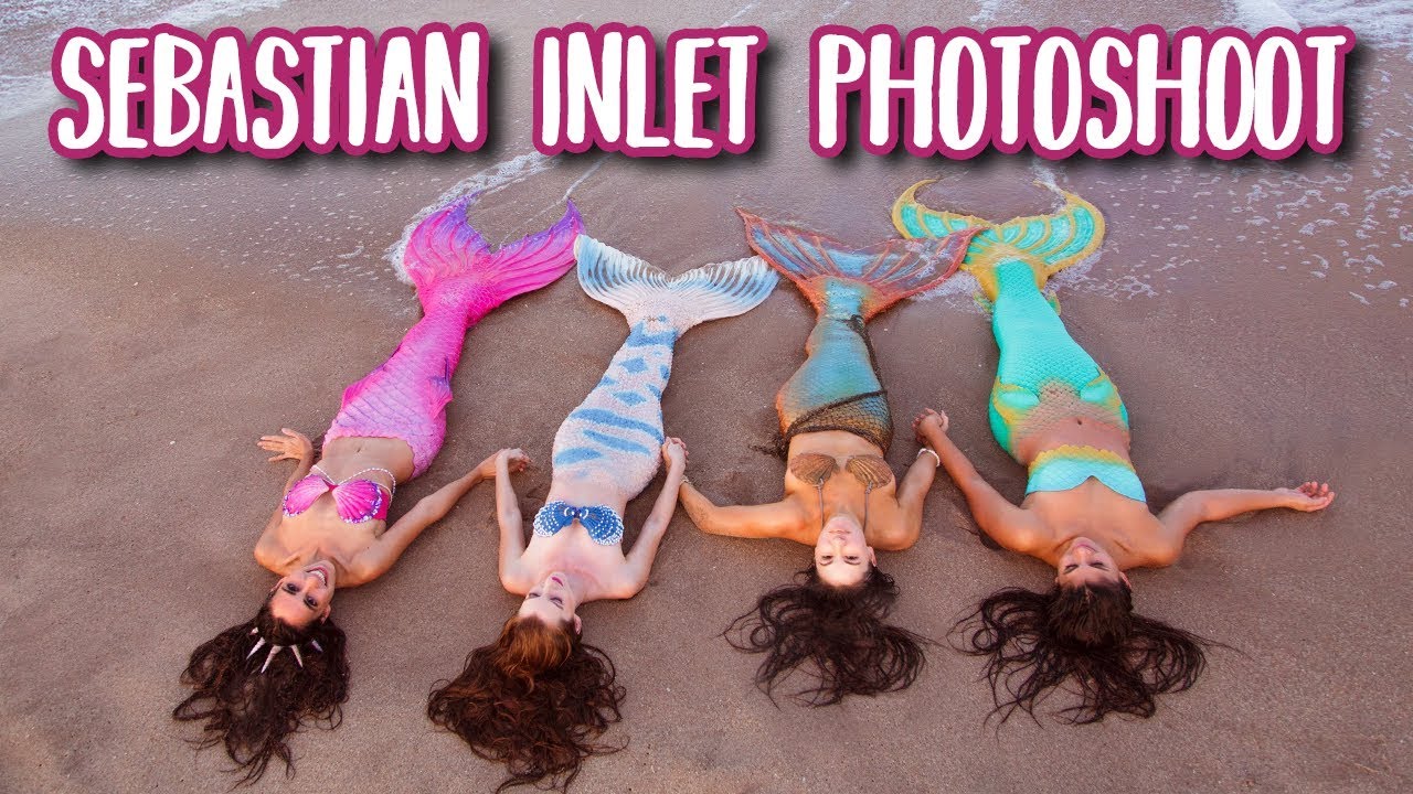 Mermaid Photoshoot! BTS at Sebastian Inlet with The Florida Mermaids