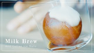 Milk Brewed Coffee & Ice Ball ☕️ Breakfast on a holiday [Vlog]