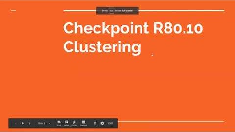Checkpoint R80.10 Clustering -Load Balancing and HA Theory and Lab