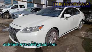 JTHBJ1GG9F2065679 Lexus Es 250 2015
