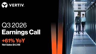Vertiv (VRT) Earnings Call Q3 2026 | Orders +100%
