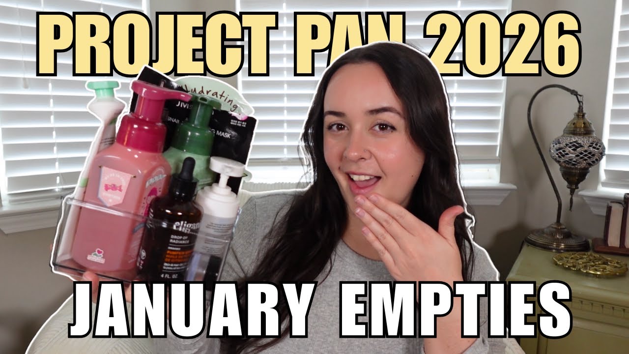 I FINISHED SO MANY!! 🧴 | January Empties Project Pan 2026
