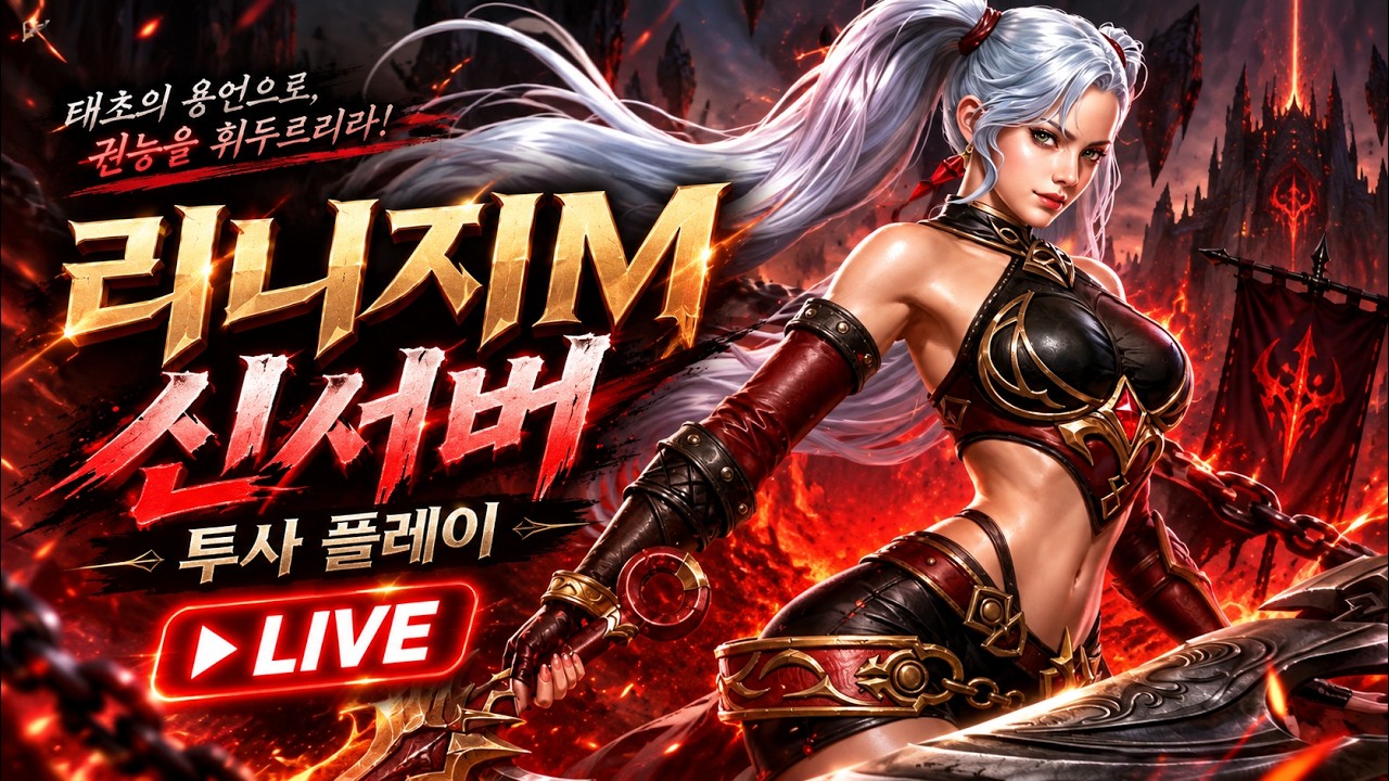 🔴 리니지M(天堂M) 리세는 이런식? 신서버 컨설팅, 대리강화 받습니다! 신서버 기란2 오픈런 / 87렙 피어 투사 31일차 / 26.10.9⏰#리니지M #天堂M #기란2 #신서버