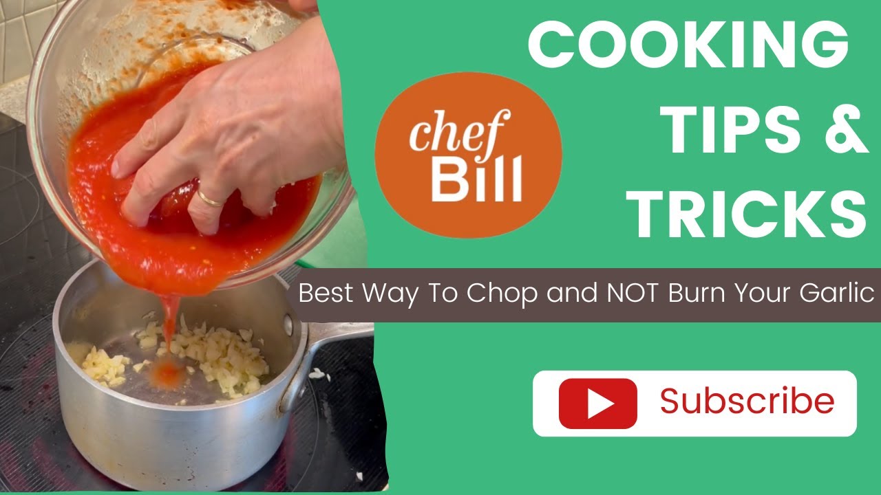 Best Way to Chop and Cook Garlic WITHOUT burning it cookingtips food