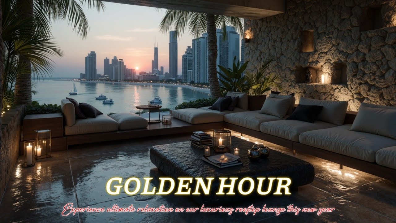 Golden Hour Bliss | Luxury Rooftop Chillout Music & Premium Vibes