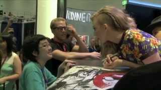 The Hunger Games Cast At Comic Con-Talent Signing