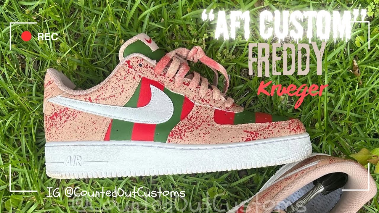 Custom Air Force One🧟‍♂️ Freddy Krueger🩸(FULL) 