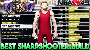 NBA 2K19 BEST SHARPSHOOTER BUILD!! Best Shooting Build for MyPark! (Best Shooting Guard Build)