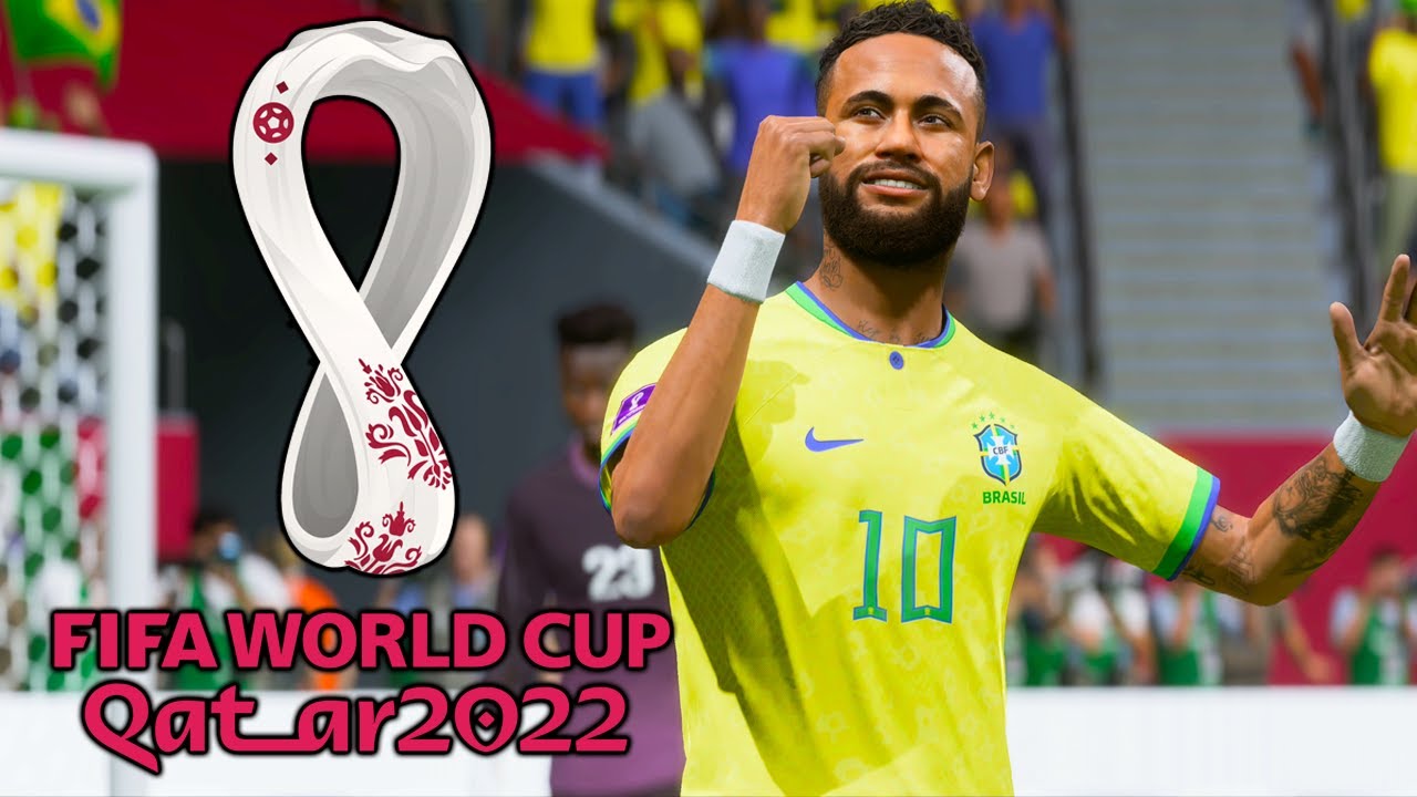 FIFA 23 NO XBOX ONE, GAME PASS - Inicio de game play da Copa do Mundo 2022.  Brasil X Servia 