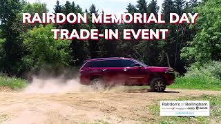Memorial Day Savings ALL MONTH LONG | Rairdons of Bellingham