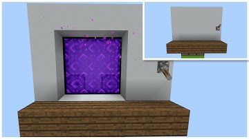 Minecraft Hidden 3x3 Nether Portal (PE/Xbox/Windows10/Switch)