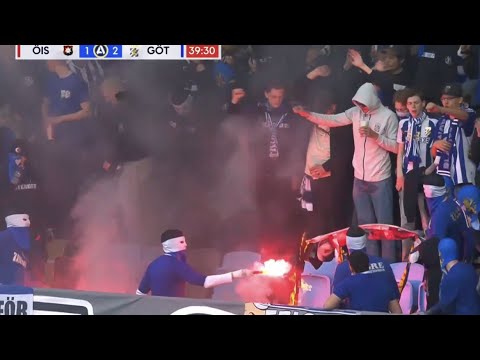 Här avbryts derbyt mellan Örgryte IS - IFK Göteborg