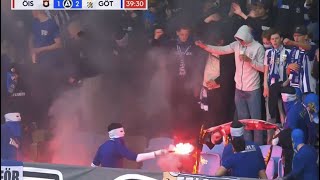 Här avbryts derbyt mellan Örgryte IS - IFK Göteborg