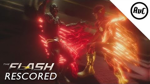 The Flash 8x20 Rescored - "The Flash & Negative Reverse-Flash Chase" Scene Extended (HD)